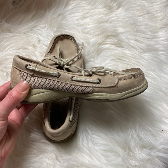 SPERRY TOPSIDER • Kids Tan Angelfish Boat Shoes - Picture 8 of 8